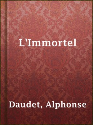 cover image of L'Immortel